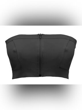 MEDELA Hands-free Pumping Bustier Bra Nursing Breastfeeding Black Size XL